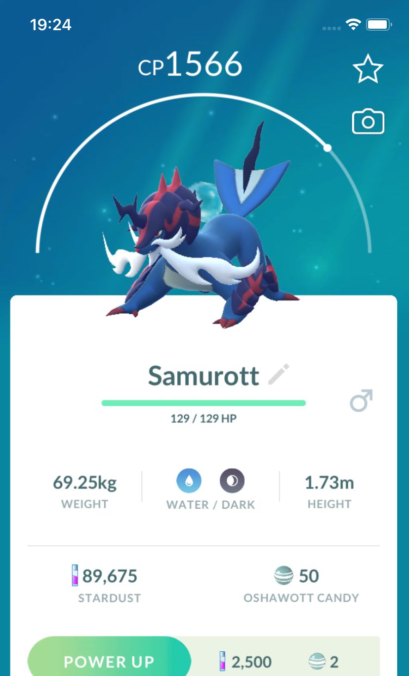 #503 Hisuain Samurott Trade - Pokemon GO Trade