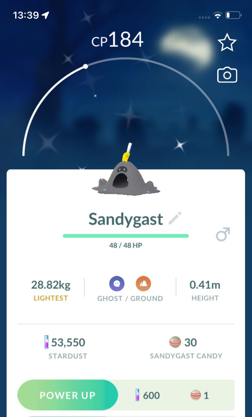 Shiny Sandygast Trade - Pokemon GO Trade