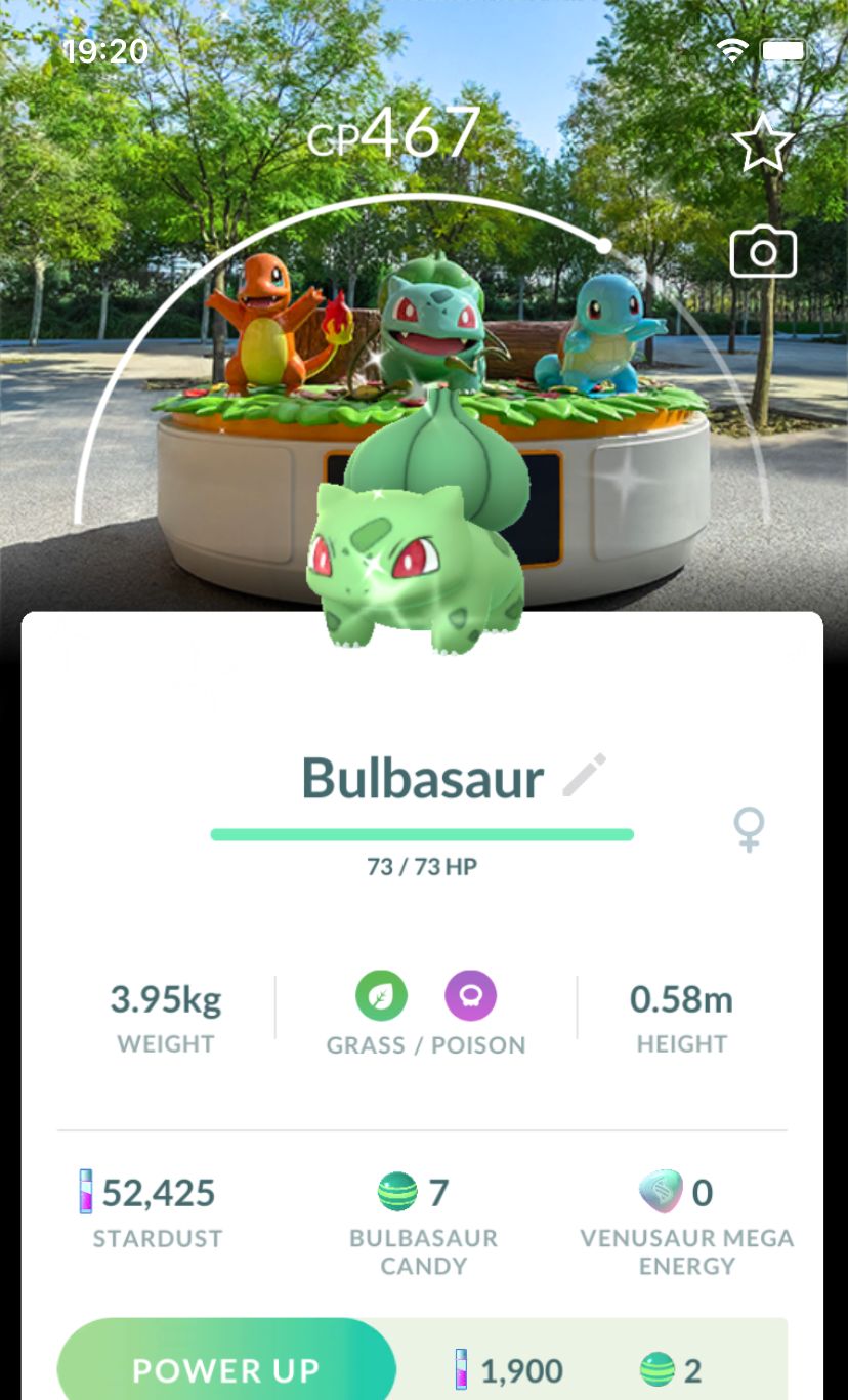 Shiny Bulbasaur Osaka Background Trade - Pokemon GO Trade