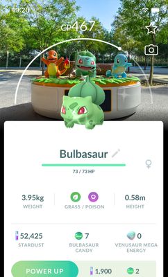 Shiny Bulbasaur Osaka Background Trade - Pokemon GO Trade