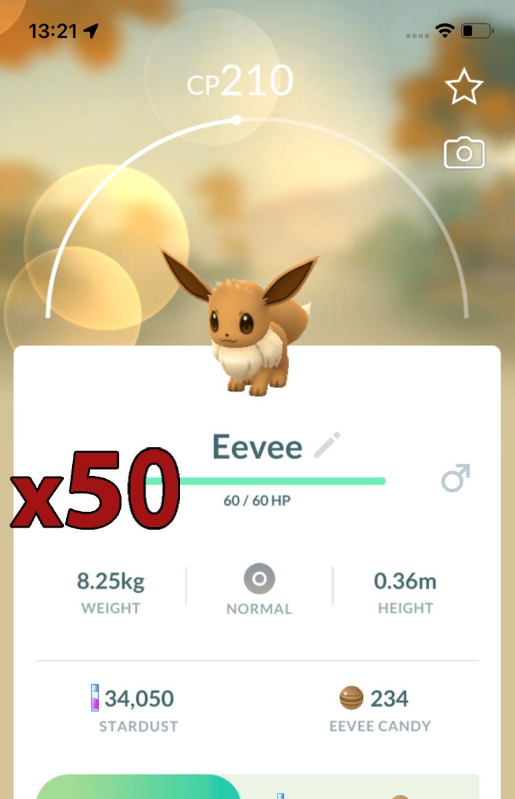 Eevee [x50] - Pokemon GO Trade Service
