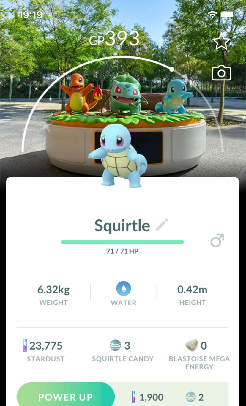 Shiny Squirtle Osaka Background Trade - Pokemon GO Trade