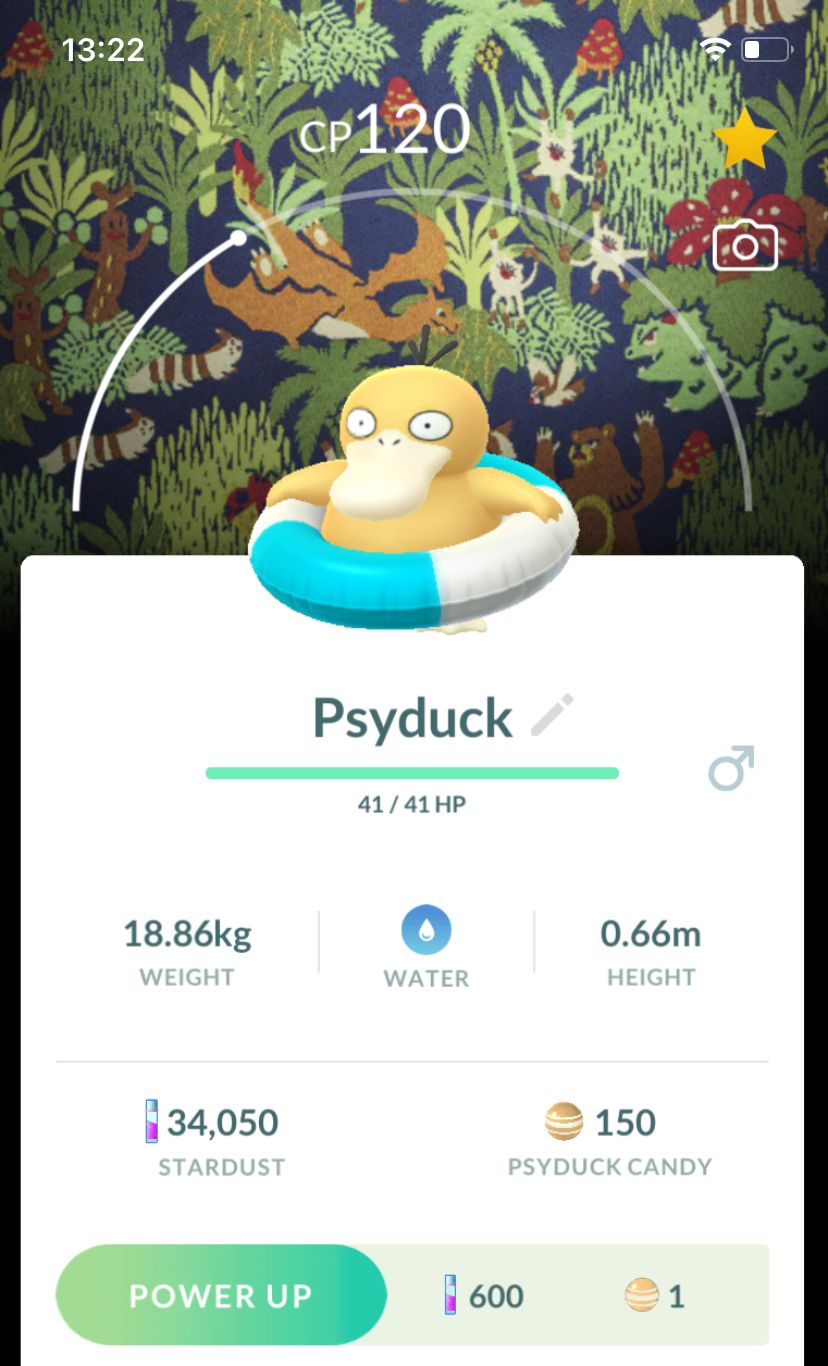 Psyduck Swim Ring + Background Trade - Pokemon GO Trade
