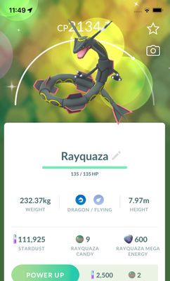 Shiny Rayquaza Trade - Pokemon GO Trade