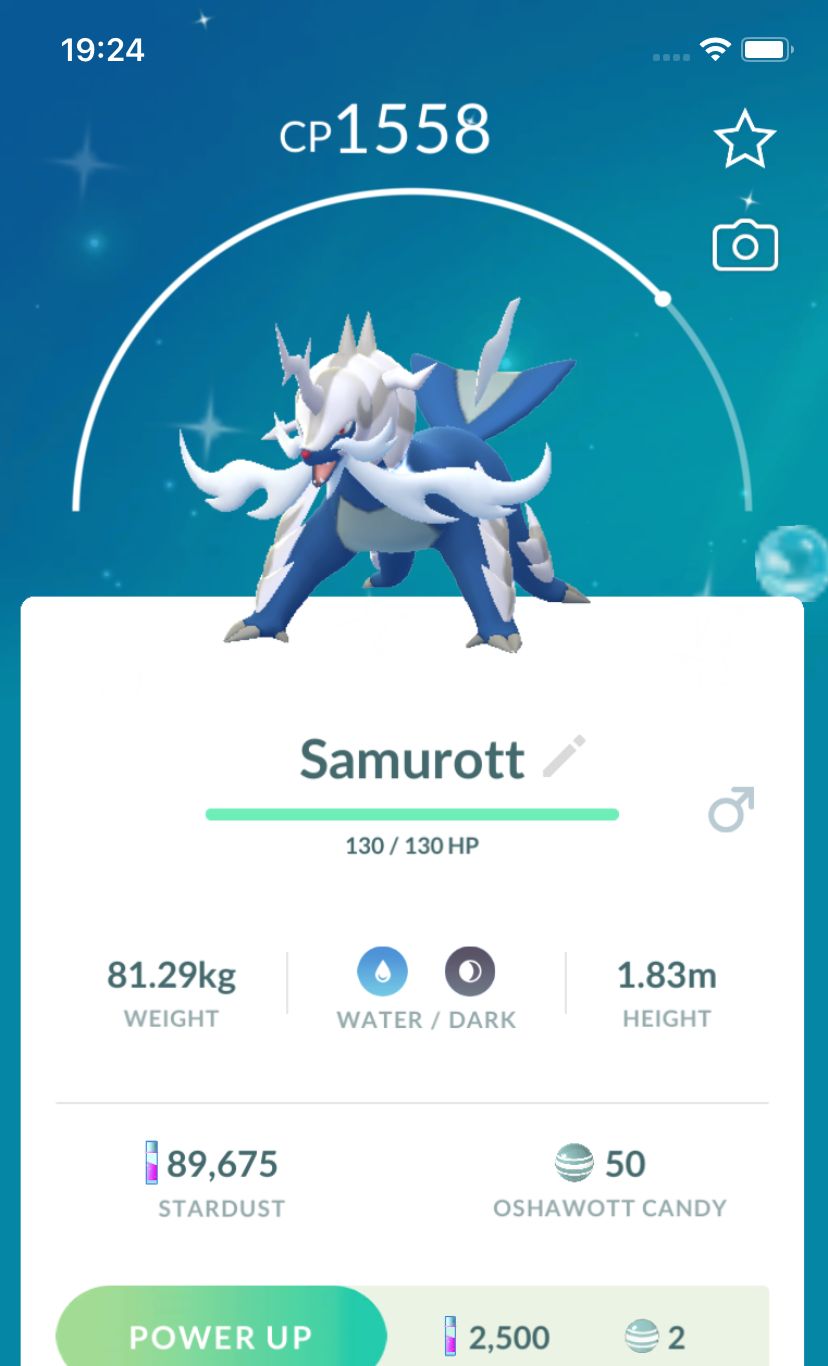 Shiny Hisuian Samurott Trade - Pokemon GO Trade