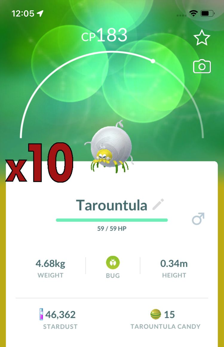 Tarountula Trades [x10] - Pokemon GO Trade