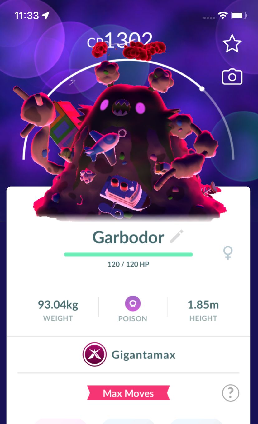 Garbodor Gigantamax Trade - Pokemon GO Trade