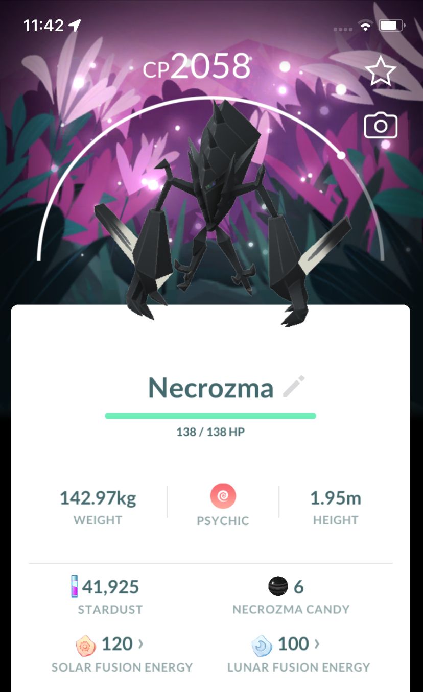 Necrozma with Background Trade - Pokemon GO Trade Service