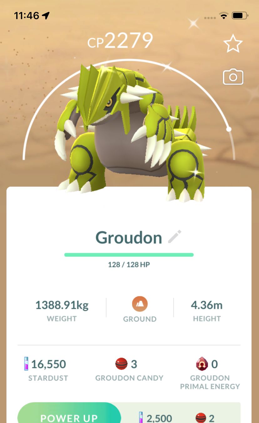 Shiny Groudon - Pokemon GO Trade