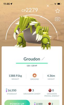Shiny Groudon - Pokemon GO Trade