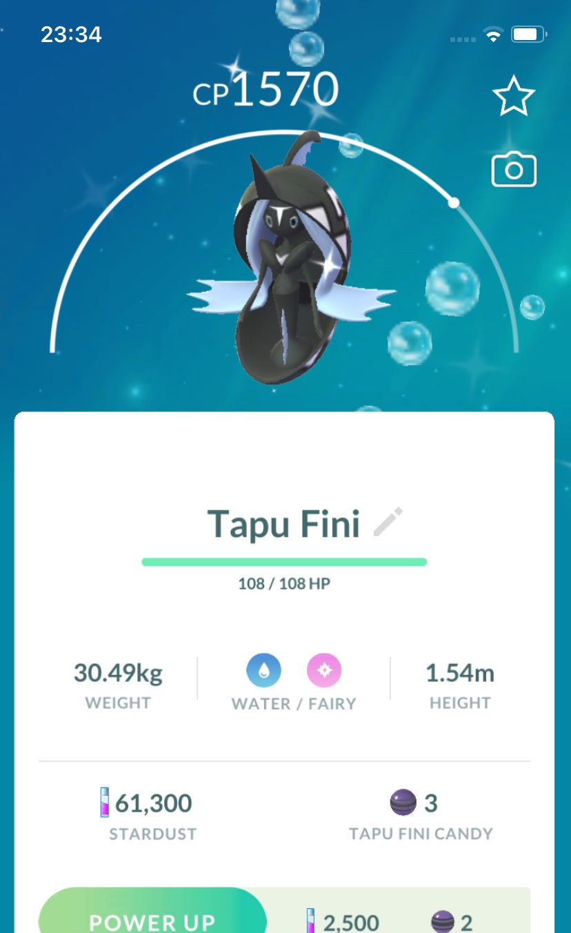 Shiny Tapu Fini - Pokemon GO Trade Service