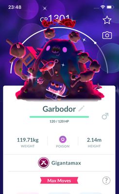 Shiny Garbodor Gigantamax Trade - Pokemon GO Trade