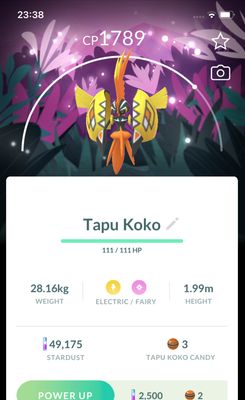Tapu Koko with Background Trade - Pokemon GO Trade Service