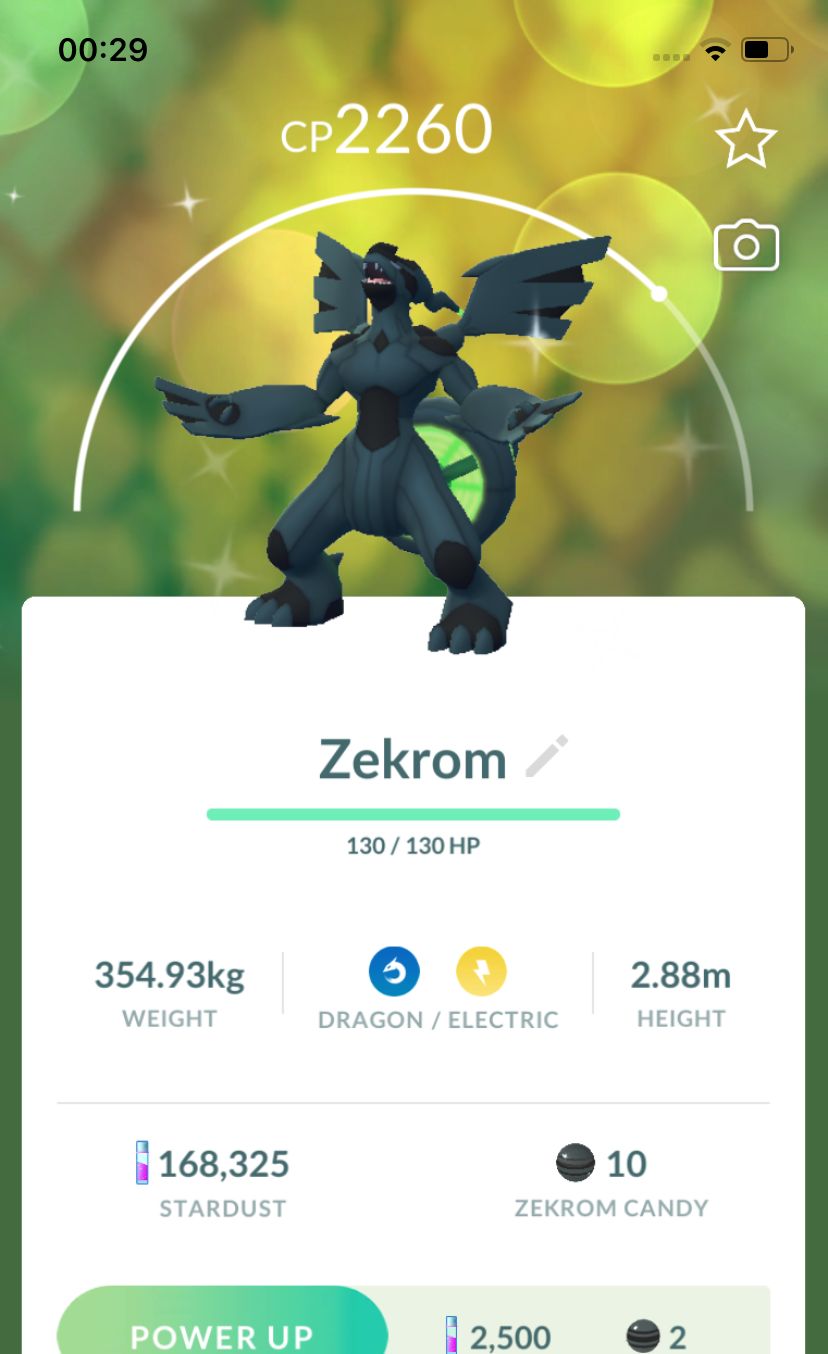 Shiny Zekrom - Pokemon GO Trade Service
