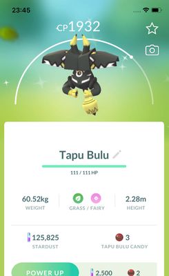 Shiny Tapu Bulu - Pokemon GO Trade Service