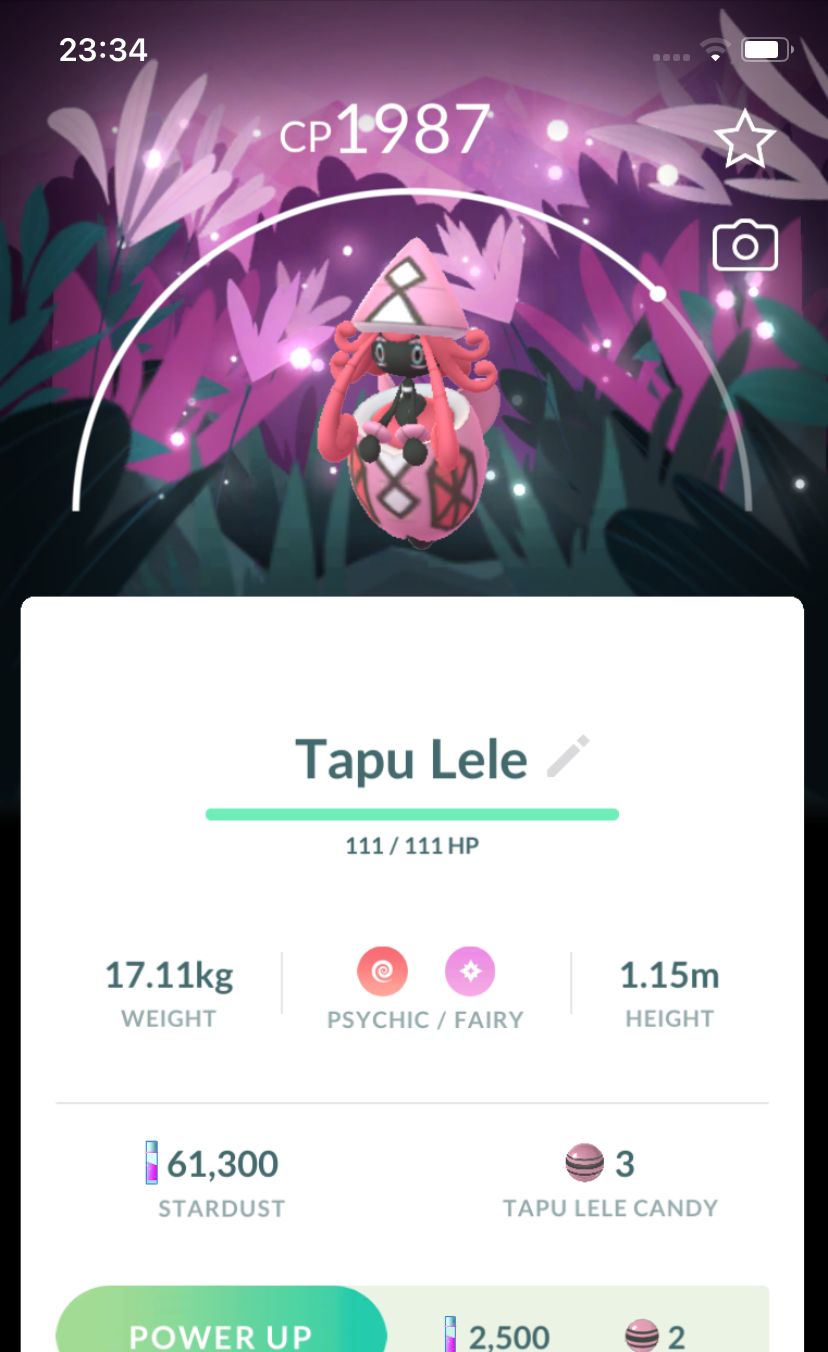 Tapu Lele with Background Trade - Pokemon GO Trade Service