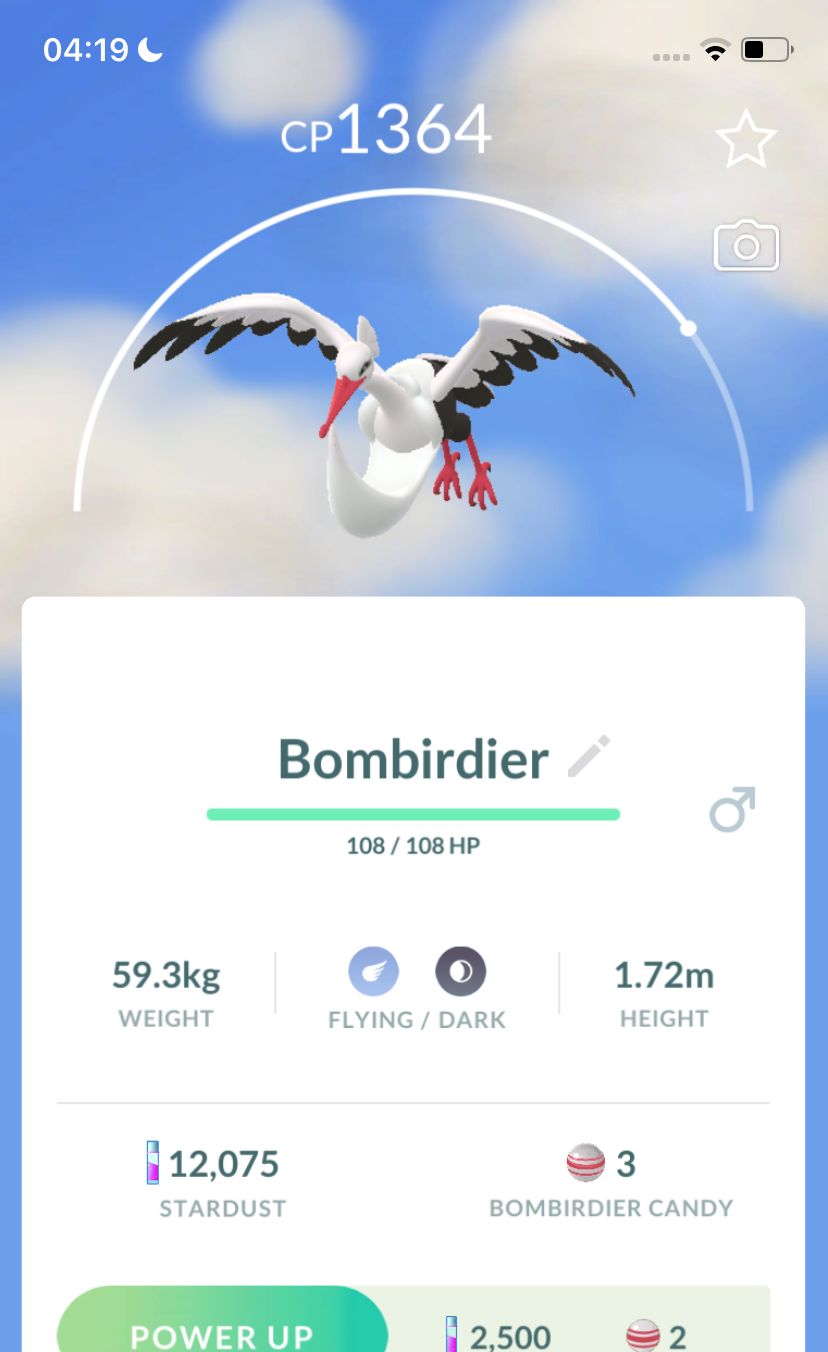 #962 Bombirdier Trade Service - Pokemon GO Trade