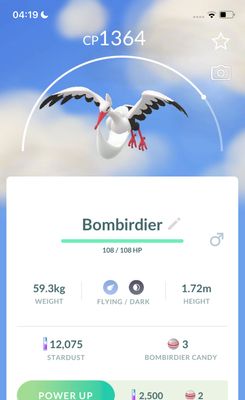 #962 Bombirdier Trade Service - Pokemon GO Trade