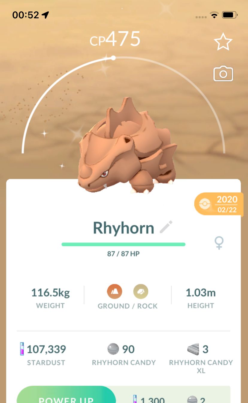 Shiny Rhyhorn 2020 Trade (Guaranteed Lucky) - Pokemon GO Trade
