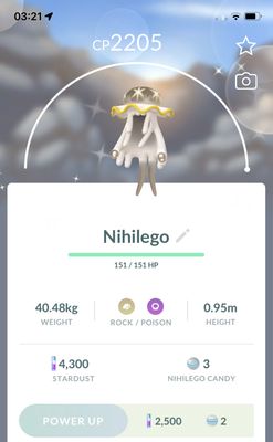 Shiny Nihilego - Pokemon GO Trade Service