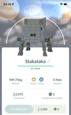Stakataka Trade - Pokemon GO Trade Service