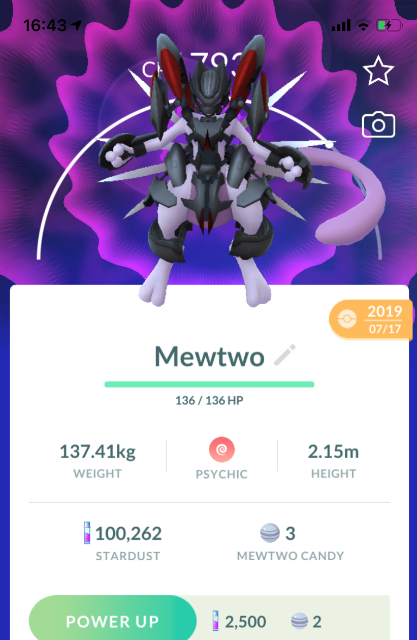 Armored Mewtwo (Guaranteed Lucky)  - Pokemon GO Trade Service
