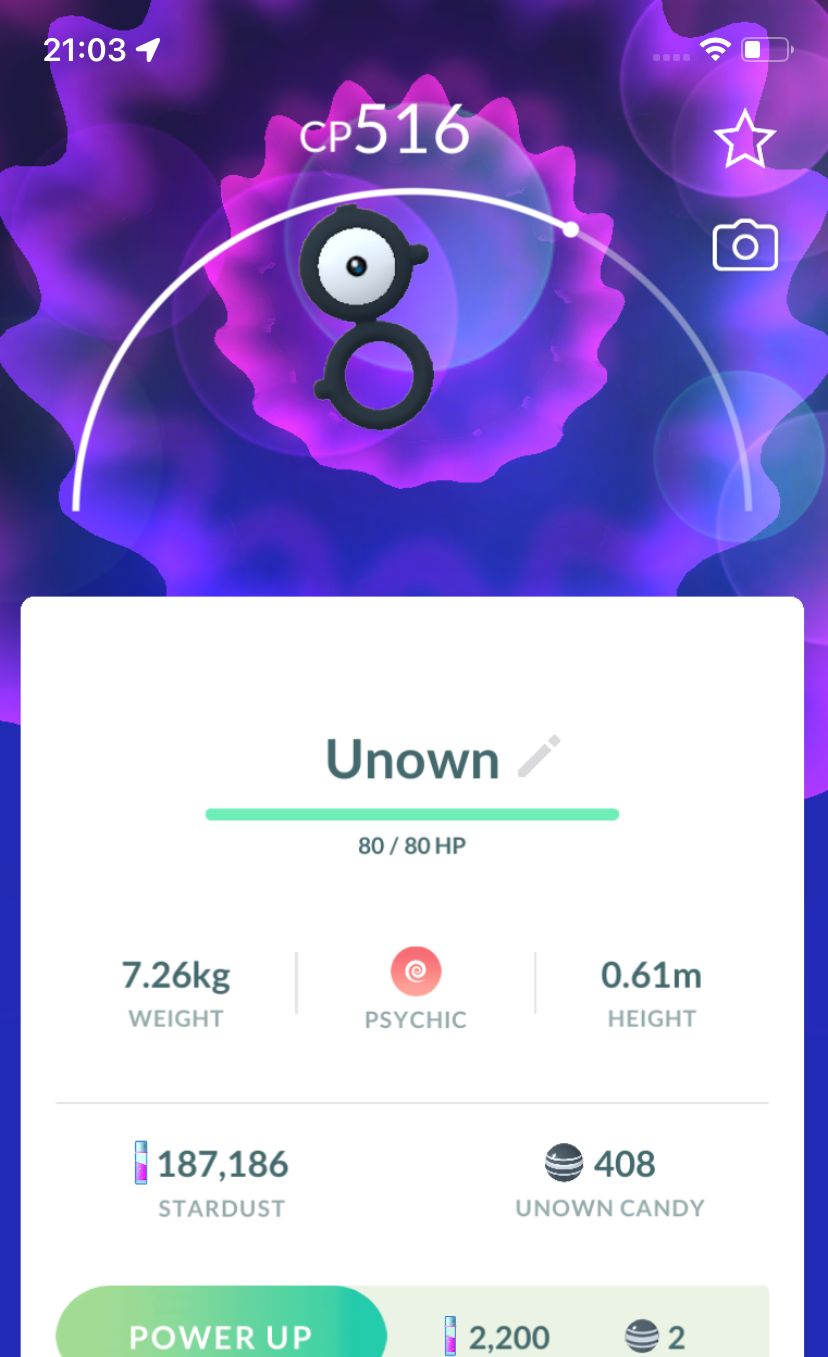 Unown B - Pokemon GO Trade