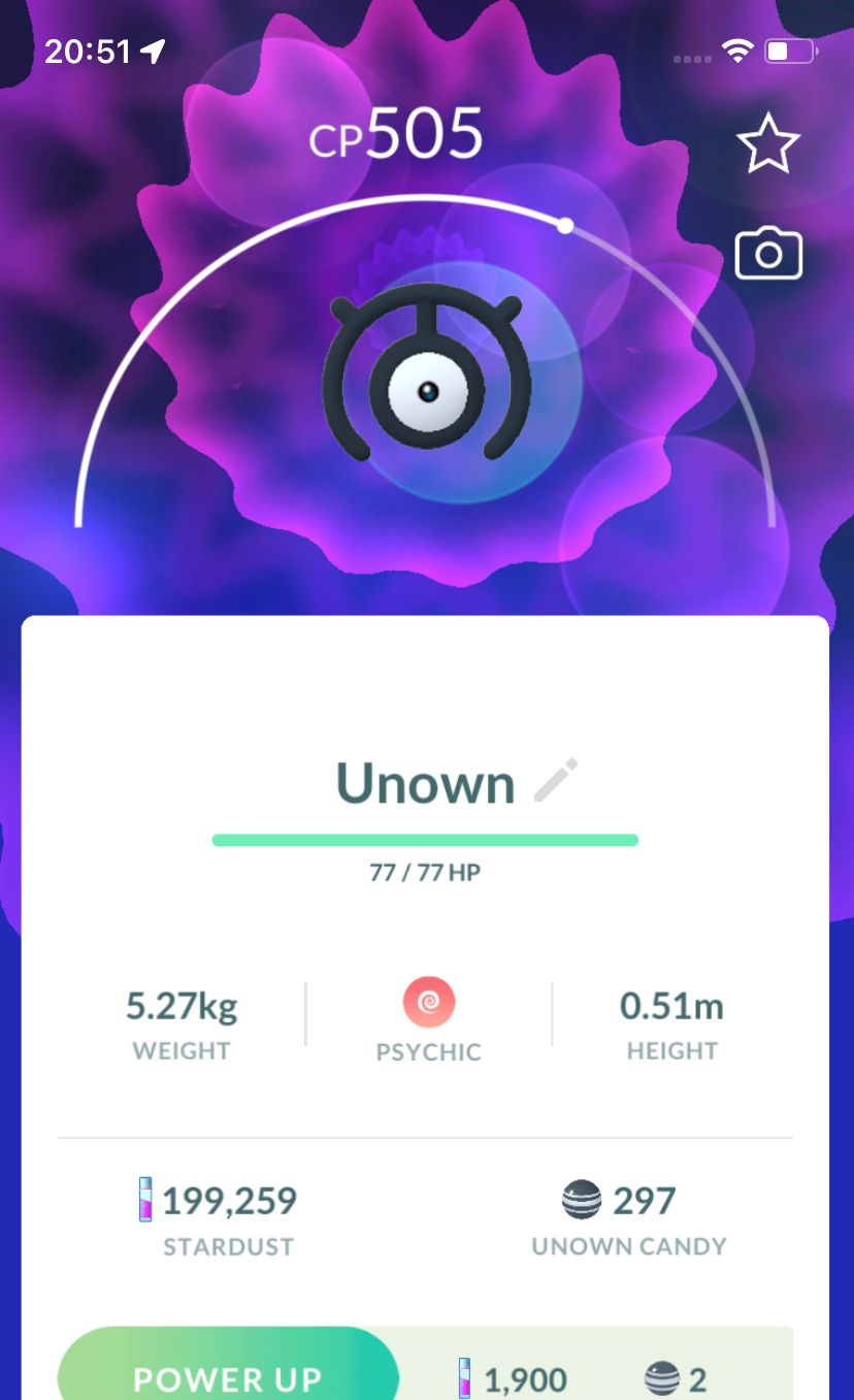 Unown M - Pokemon GO Trade