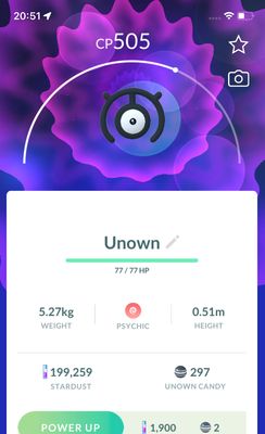 Unown M - Pokemon GO Trade