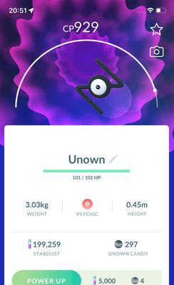 Unown N - Pokemon GO Trade