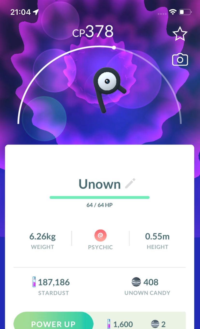 Unown R - Pokemon GO Trade