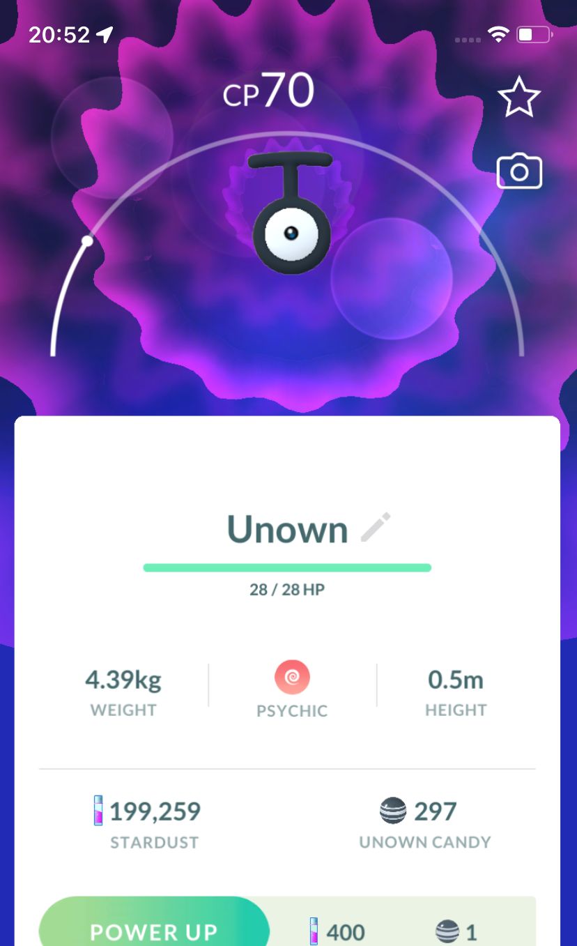 Unown T - Pokemon GO Trade
