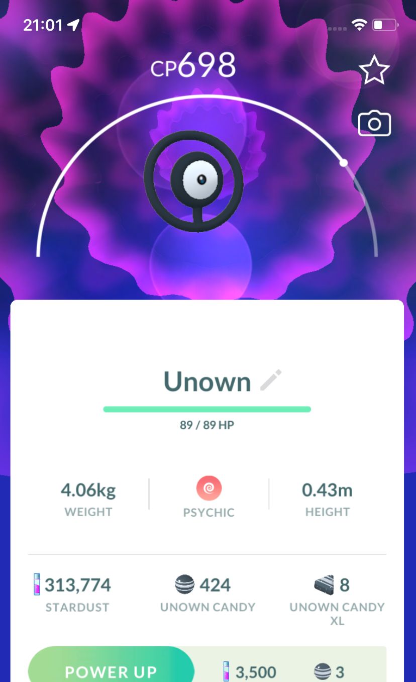 Unown O - Pokemon GO Trade