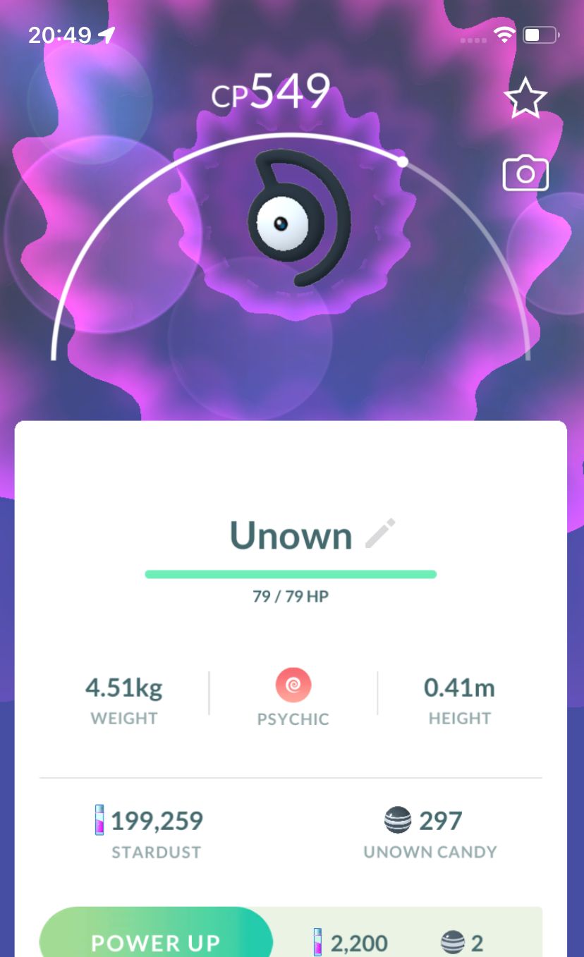 Unown D - Pokemon GO Trade