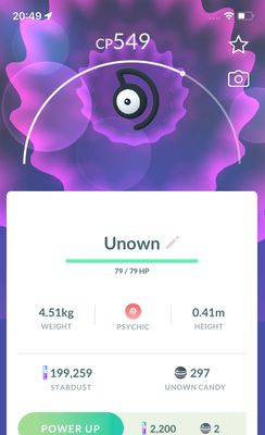 Unown D - Pokemon GO Trade