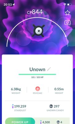 Unown X - Pokemon GO Trade