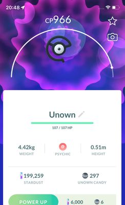 Unown C - Pokemon GO Trade