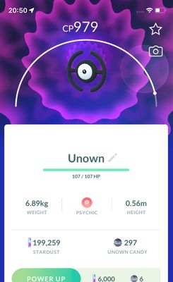 Unown H - Pokemon GO Trade