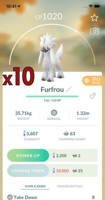 Furfrou Trades [x10] - Pokemon GO Trade