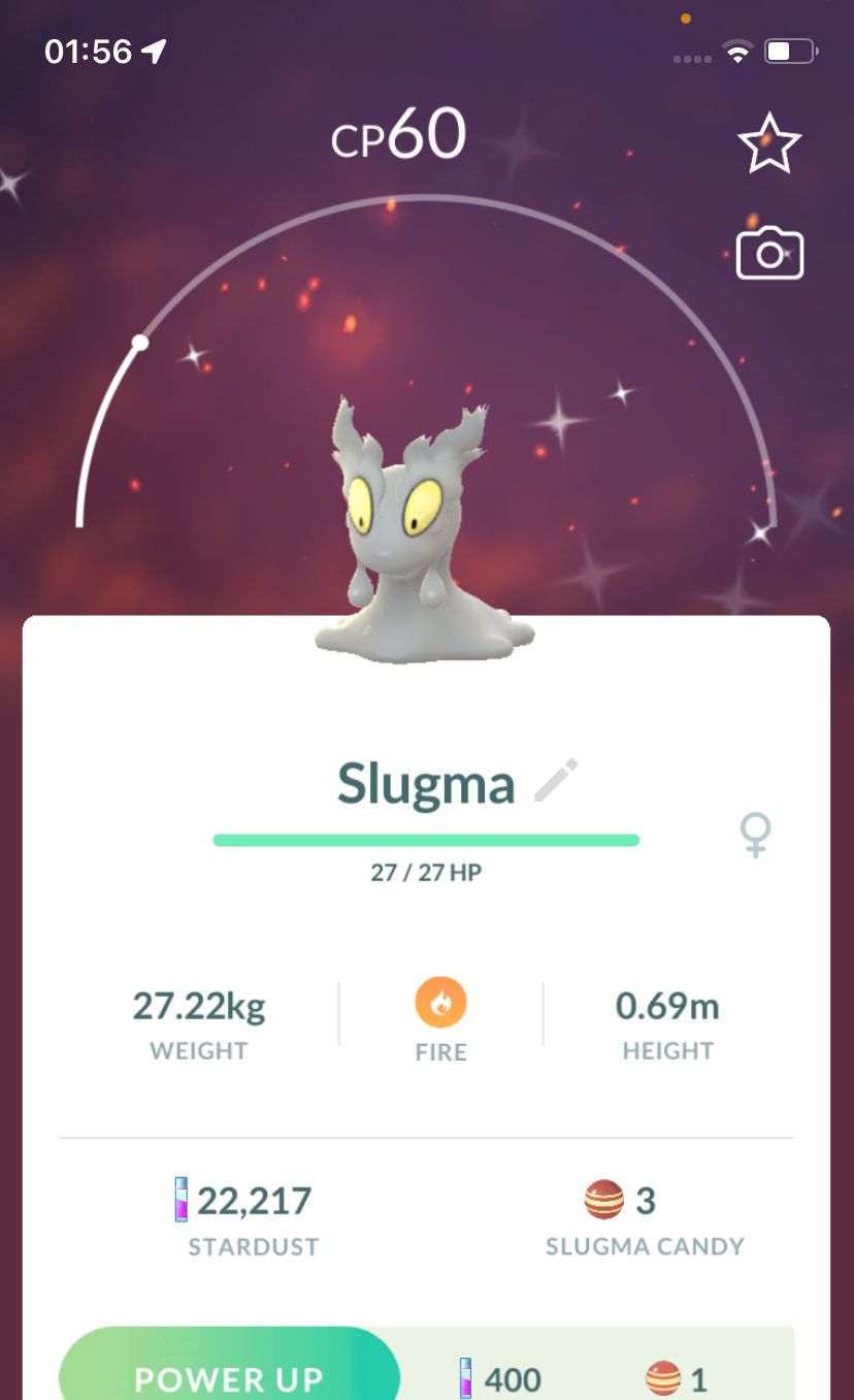 Shiny Slugma Trade - Pokemon GO Trade
