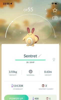 Shiny Sentret Trade - Pokemon GO Trade
