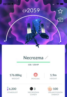 Shiny Necrozma - Pokemon GO Trade Service