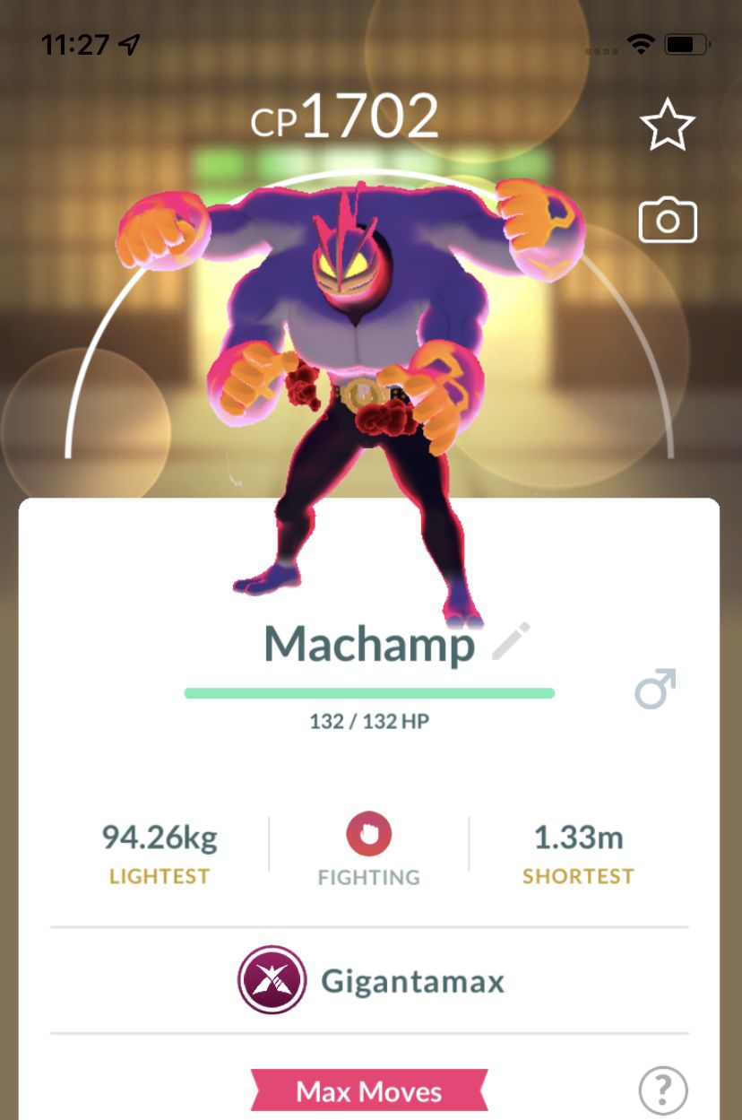 Machamp Gigantamax Trade - Pokemon GO Trade