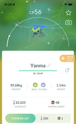 Shiny Yanma 2019 Trade (Guaranteed Lucky) - Pokemon GO Trade