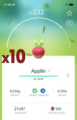 Applin Trades [x10] - Pokemon GO Trade