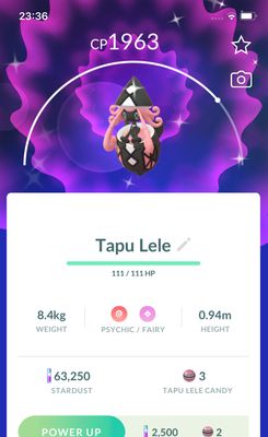 Shiny Tapu Lele - Pokemon GO Trade Service