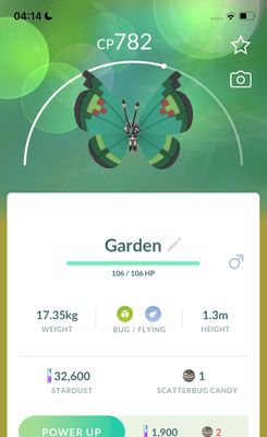 #666 Vivillon Garden Pattern Trade - Pokemon GO Trade