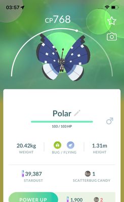 #666 Vivillon Polar Pattern Trade - Pokemon GO Trade