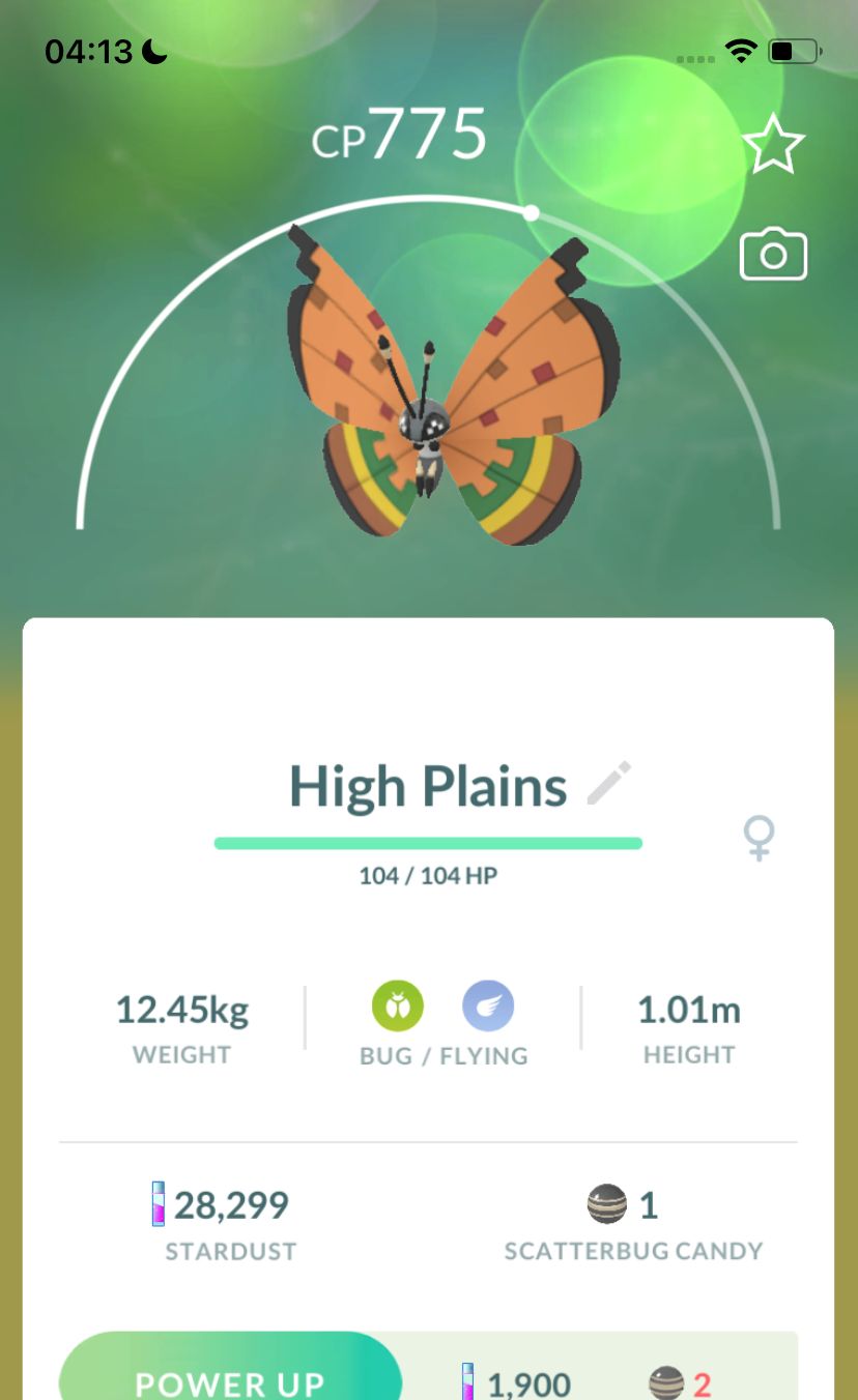 #666 Vivillon High Plains Pattern Trade - Pokemon GO Trade
