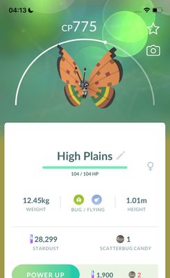 #666 Vivillon High Plains Pattern Trade - Pokemon GO Trade